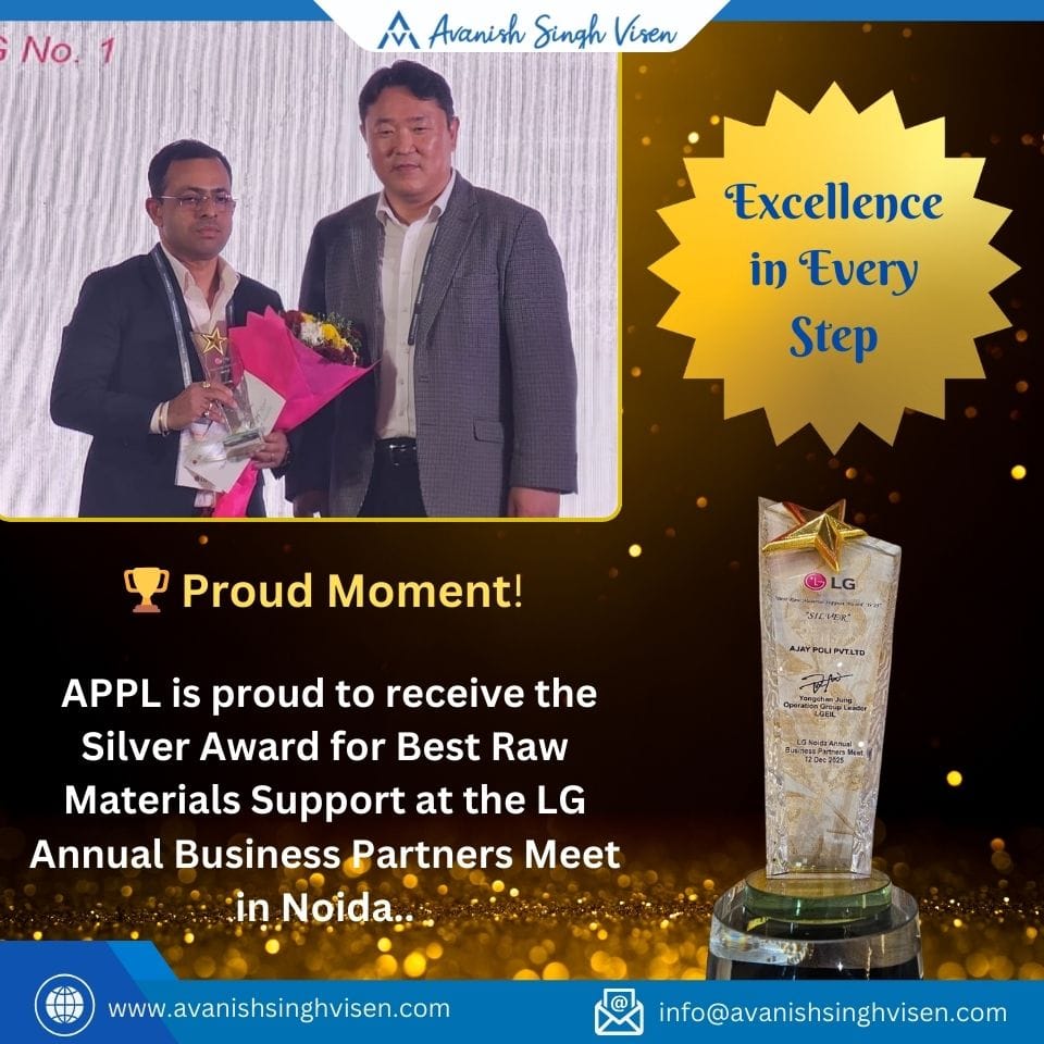 APPL receiving Silver Award at LG ABP Meet