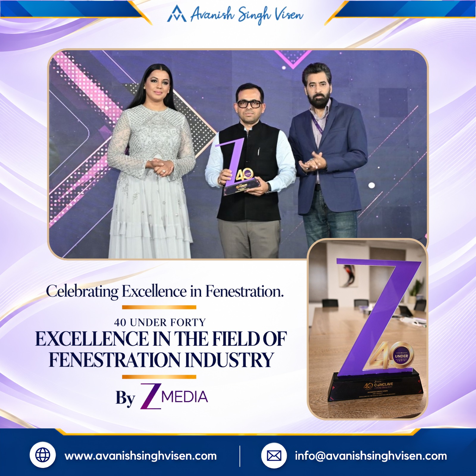 Excellence in the field of FENESTRATION INDUSTRY by ZMEDIA